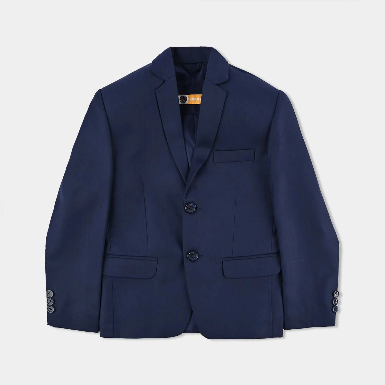 Boys Cotton Twill 3 Piece suit - Royal Blue - Image 2