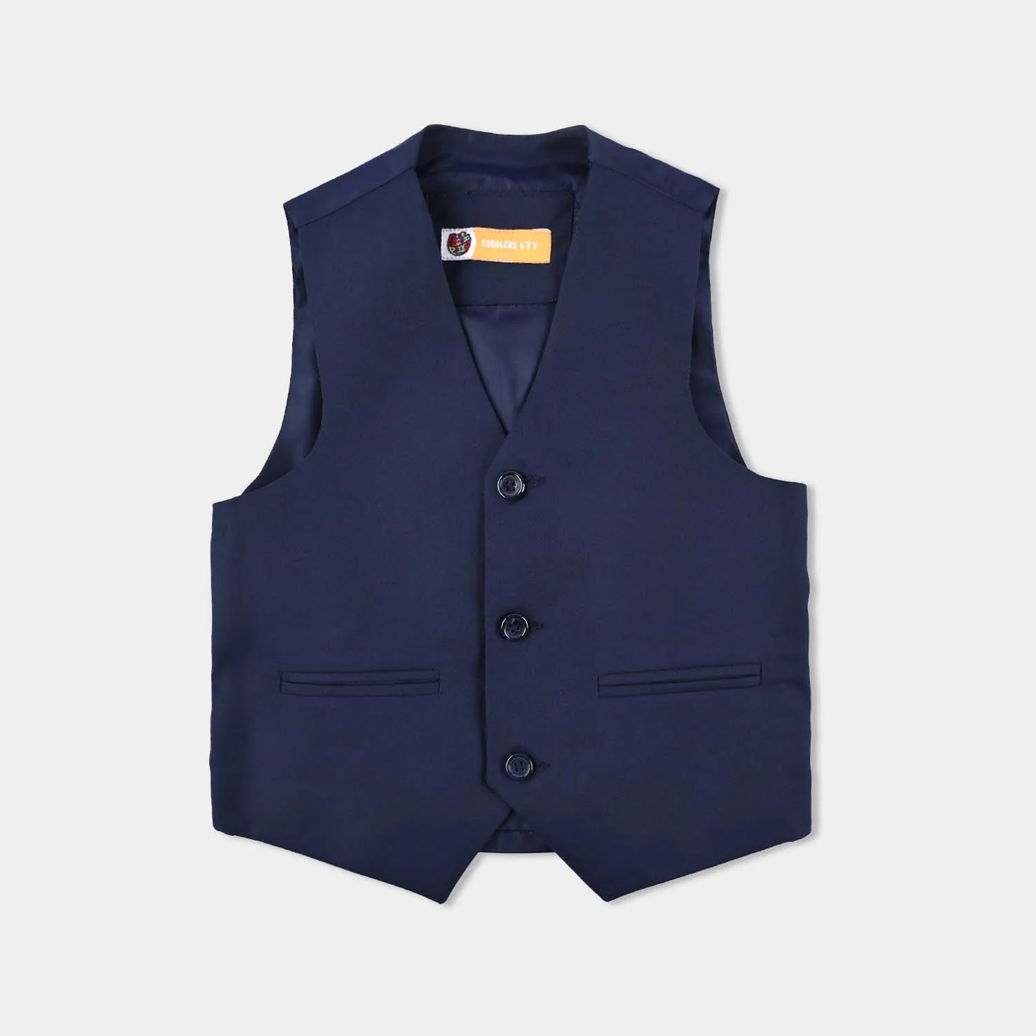 Boys Cotton Twill 3 Piece suit - Royal Blue - Image 6
