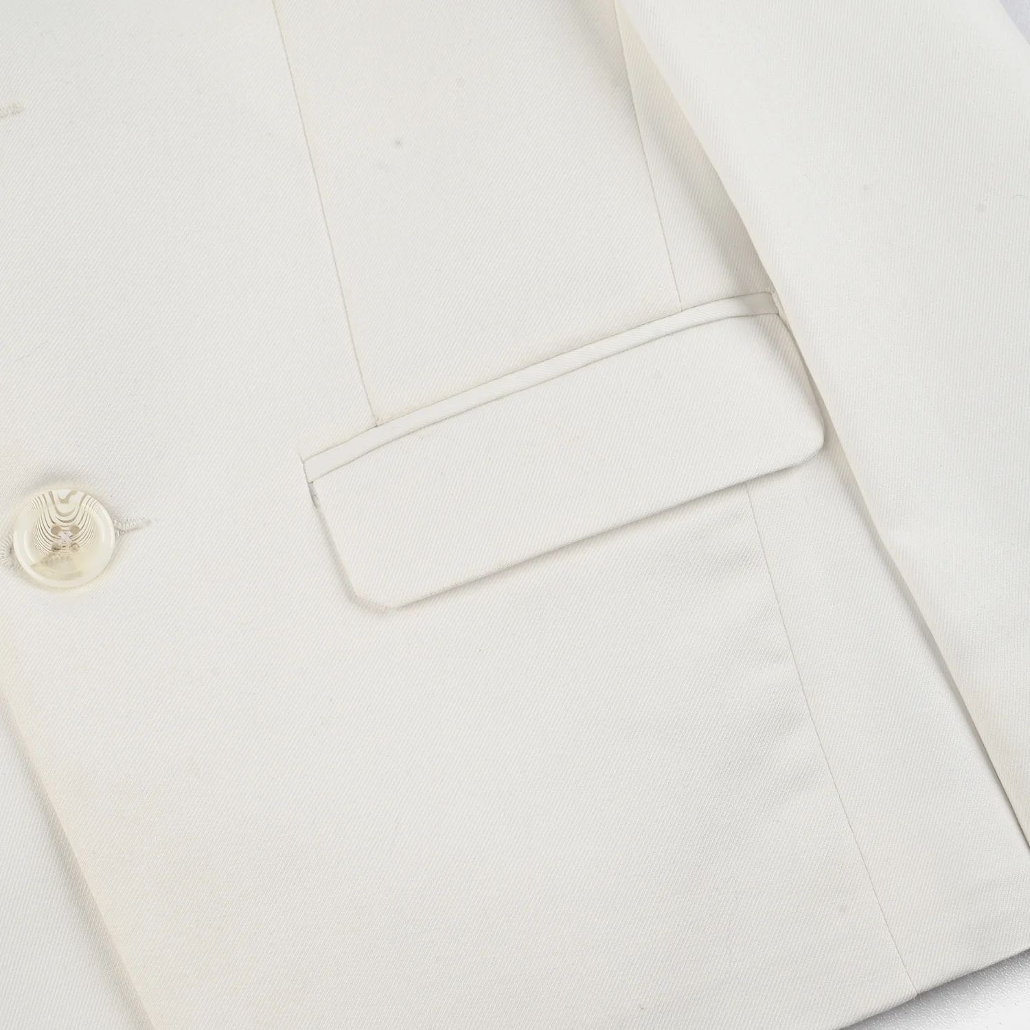 Boys Cotton Twill 3Piece Suit-White - Image 4