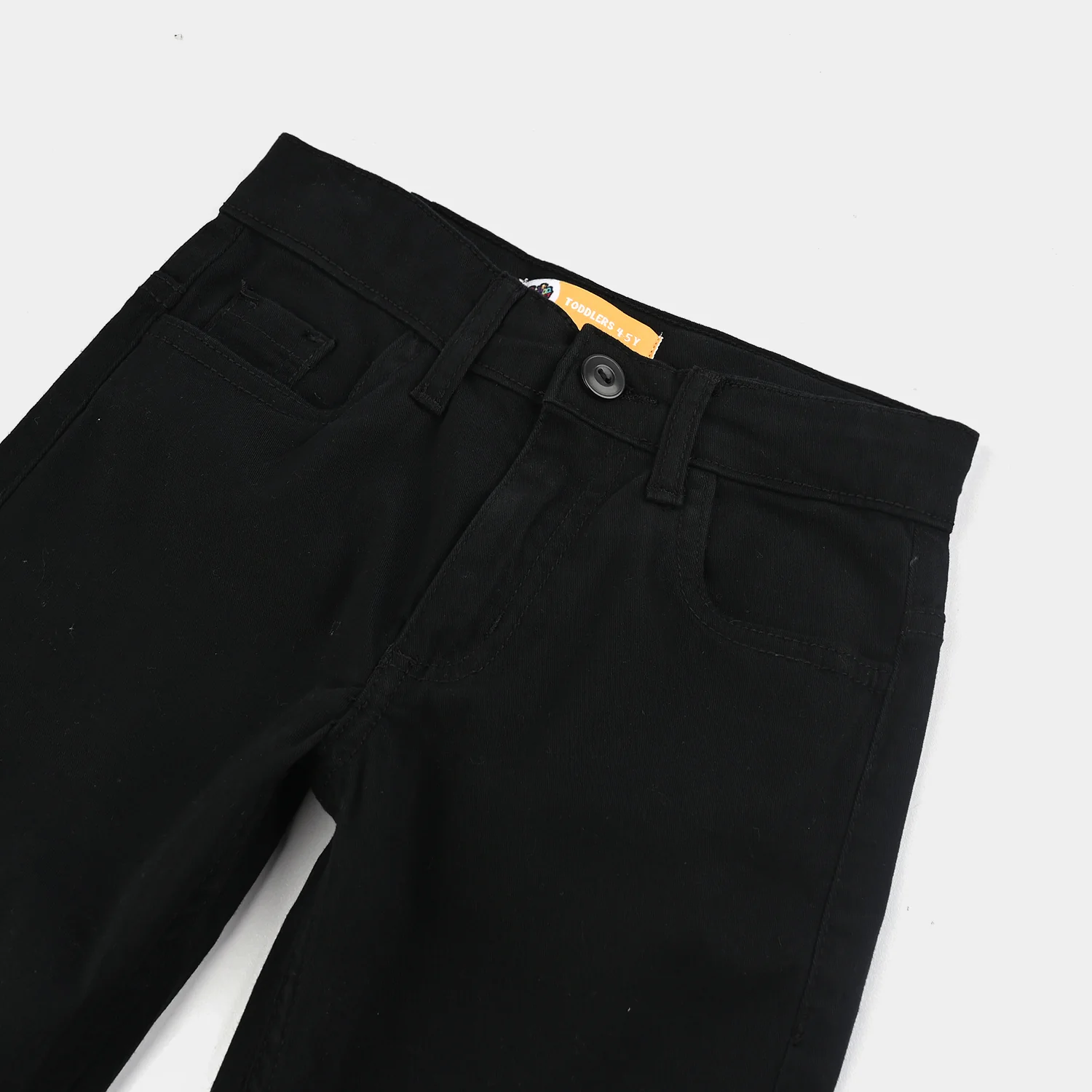 Boys Cotton Twill Pant Basic-BLACK - Image 2