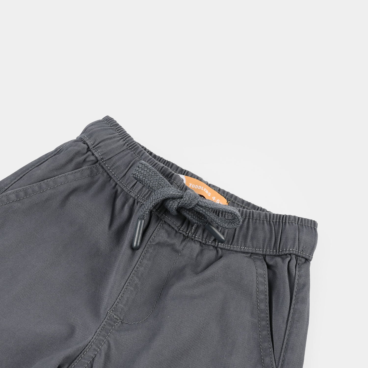Boys Cotton Twill Pant (Brilliant) – Grey - Image 2