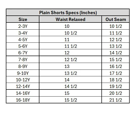 Boys Cotton Twill Shorts (Basic) - Black - Image 4