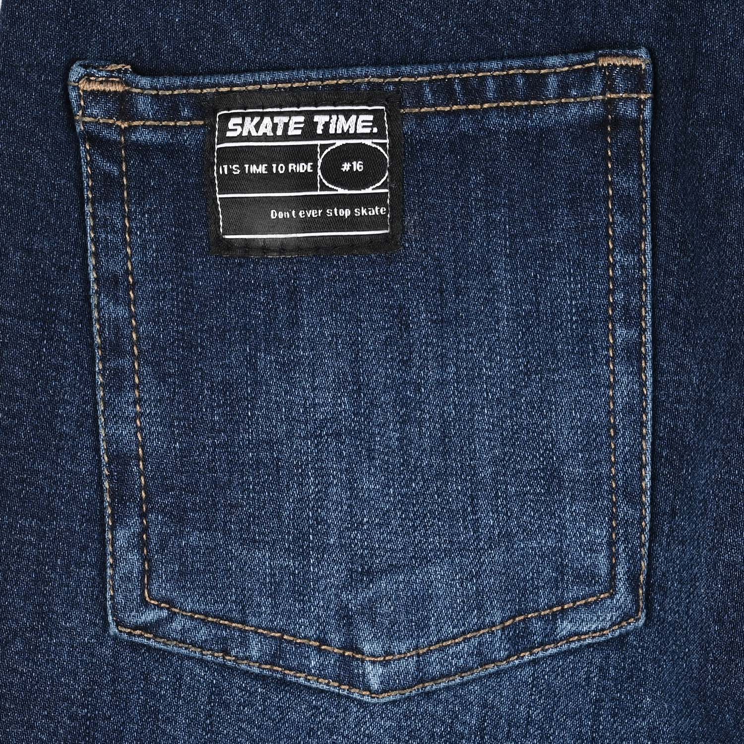 Boys Denim rigid Pant Skate Time - Dark Blue - Image 2