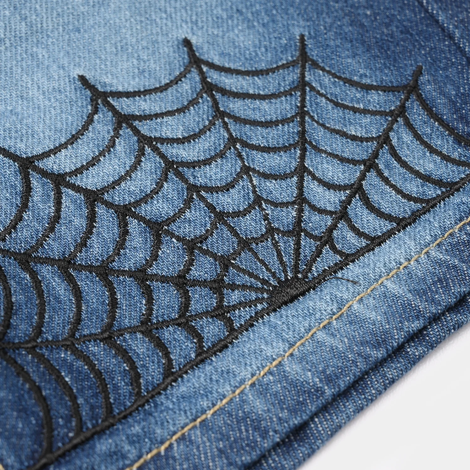 Boys Denim Rigid Shorts Character - Dark Blue - Image 3