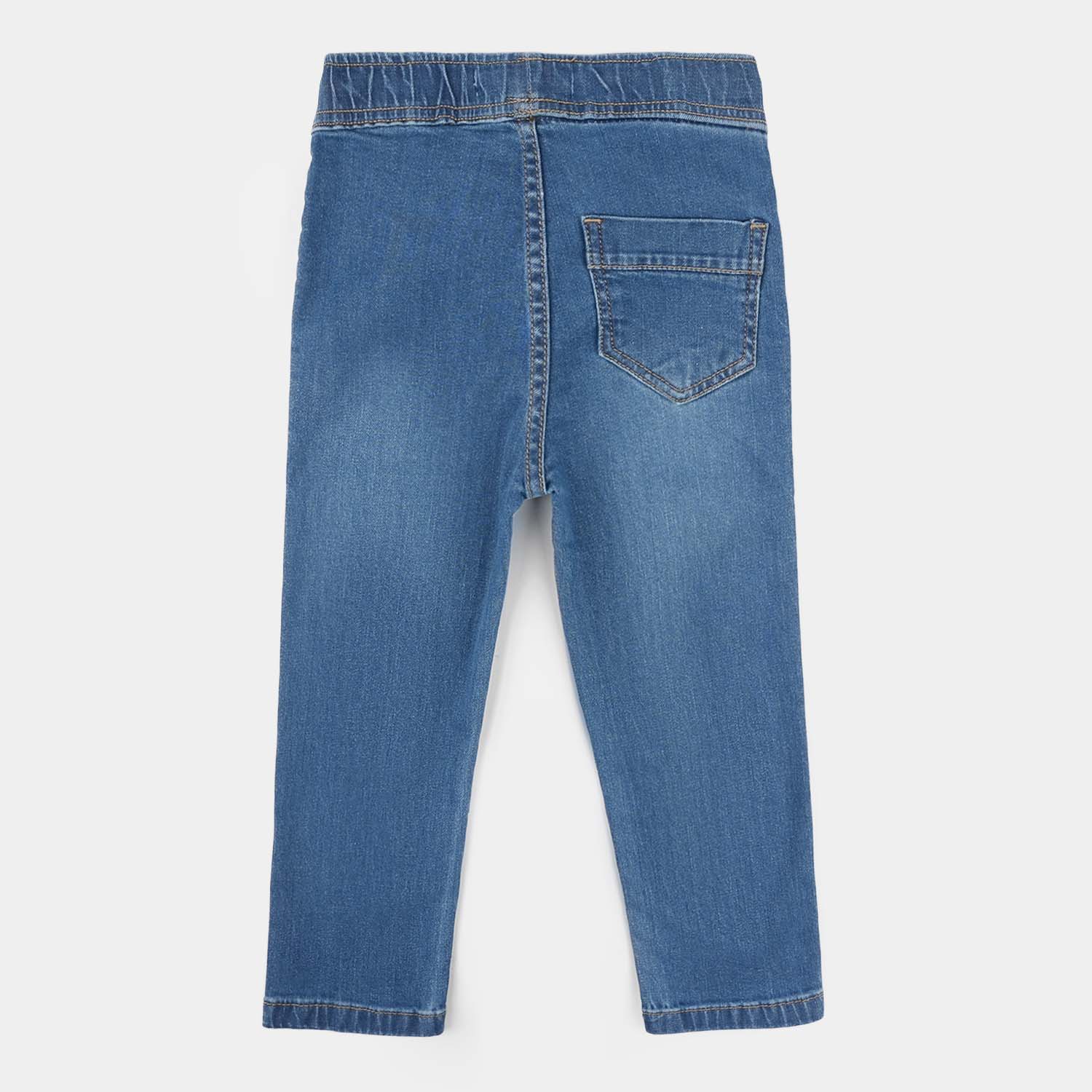 Boys Stretch Denim Pants (Lead) - Light Blue - Image 3