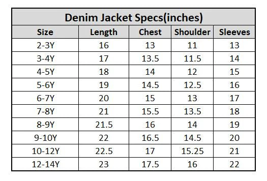 Boys Denim Stretch Jacket Smile-Light Blue - Image 7