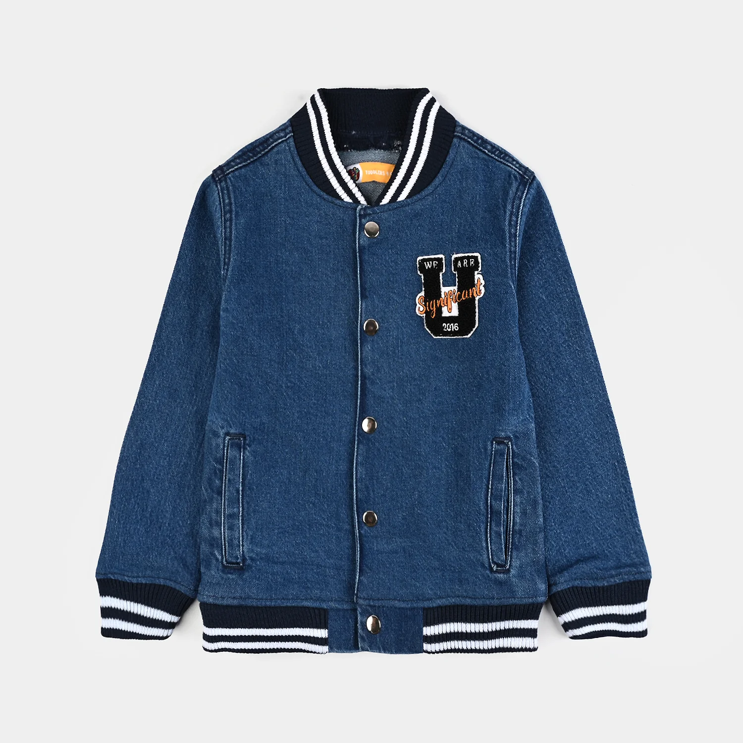 Boys Denim Stretch Jacket Unstoppable Light Blue