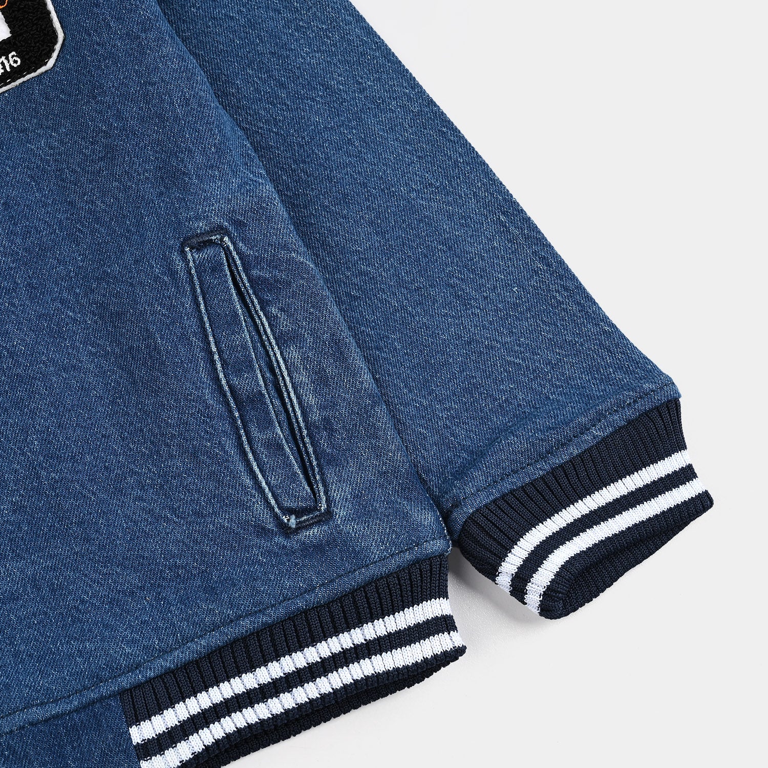 Boys Denim Stretch Jacket Unstoppable Light Blue - Image 3