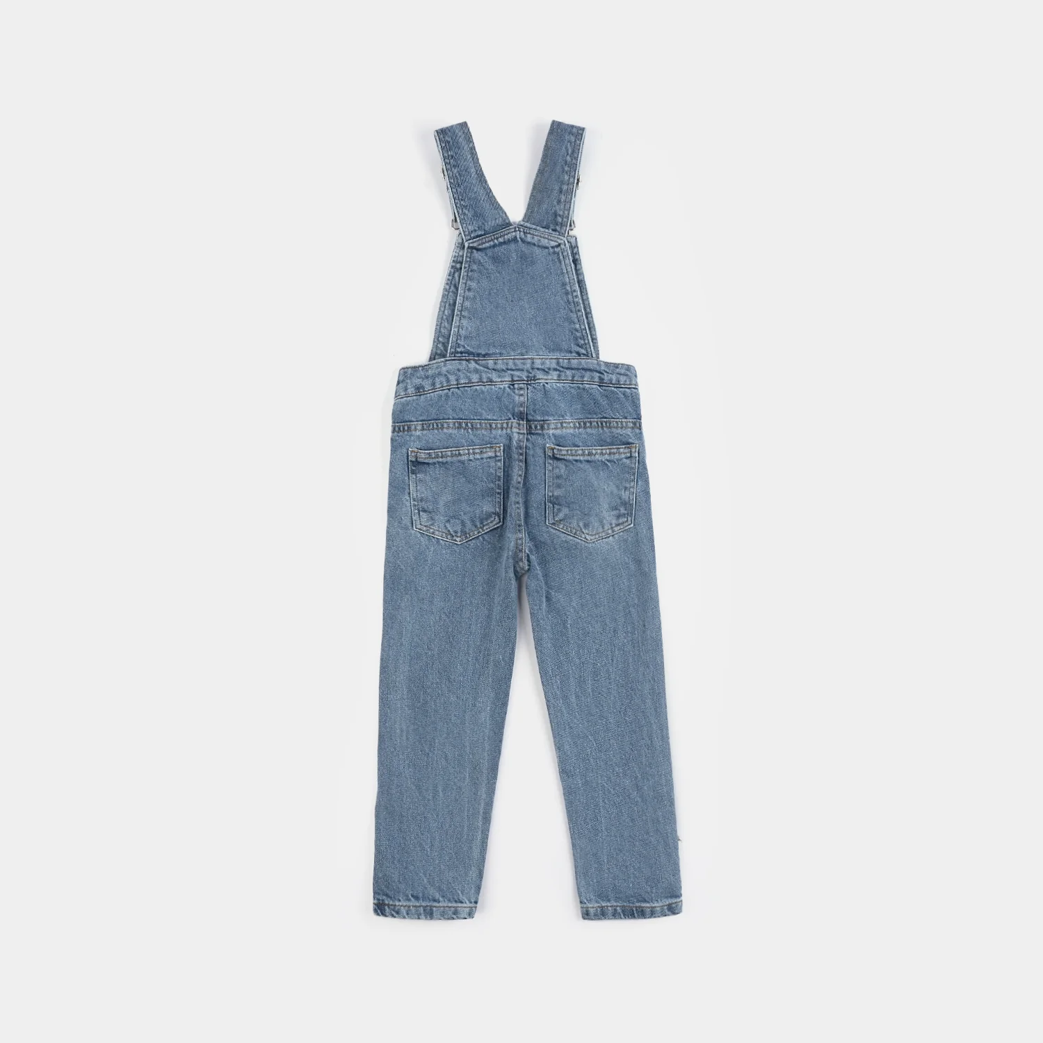 Boys Denim Stretch Dangri Everyday-Mid Blue - Image 4