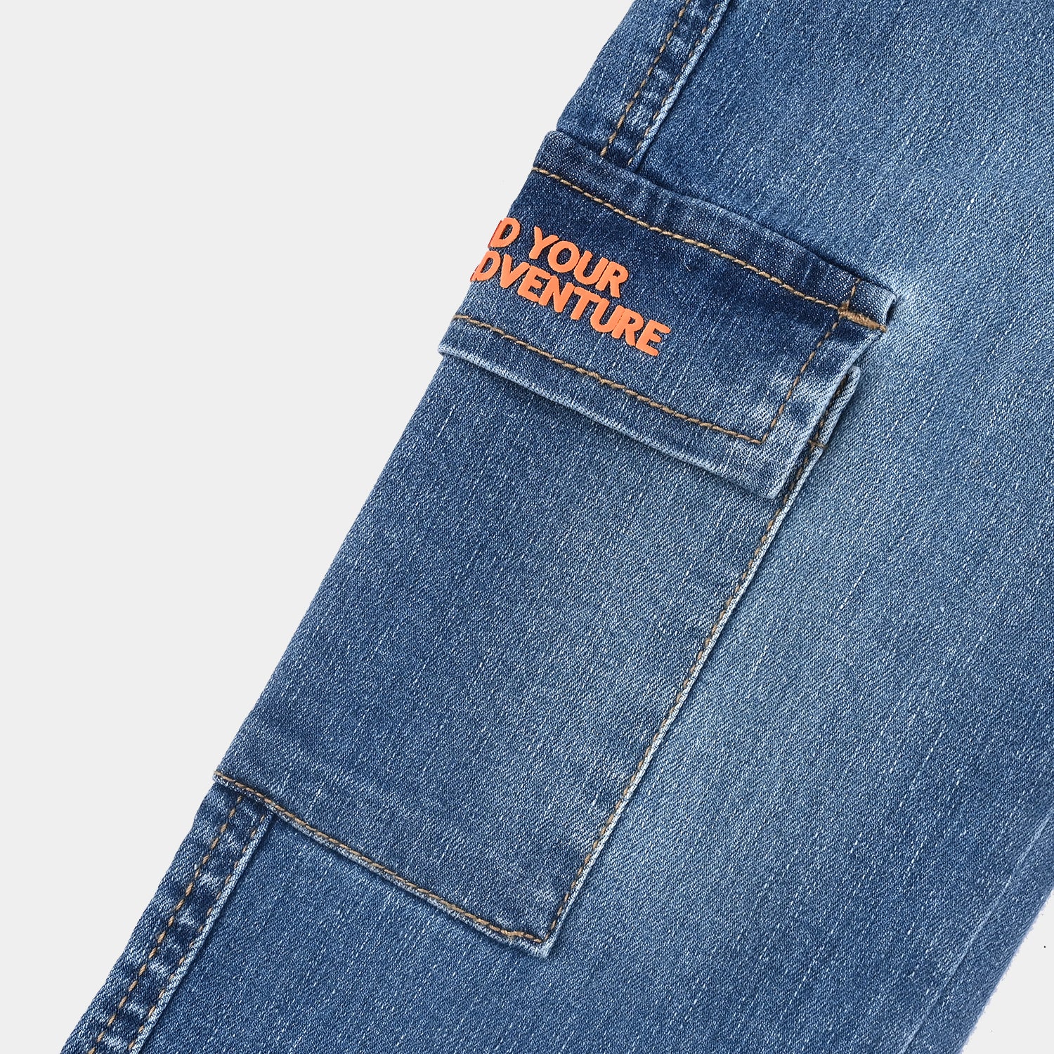 Boys Denim Stretch Pant Adventure-Ice Blue - Image 3