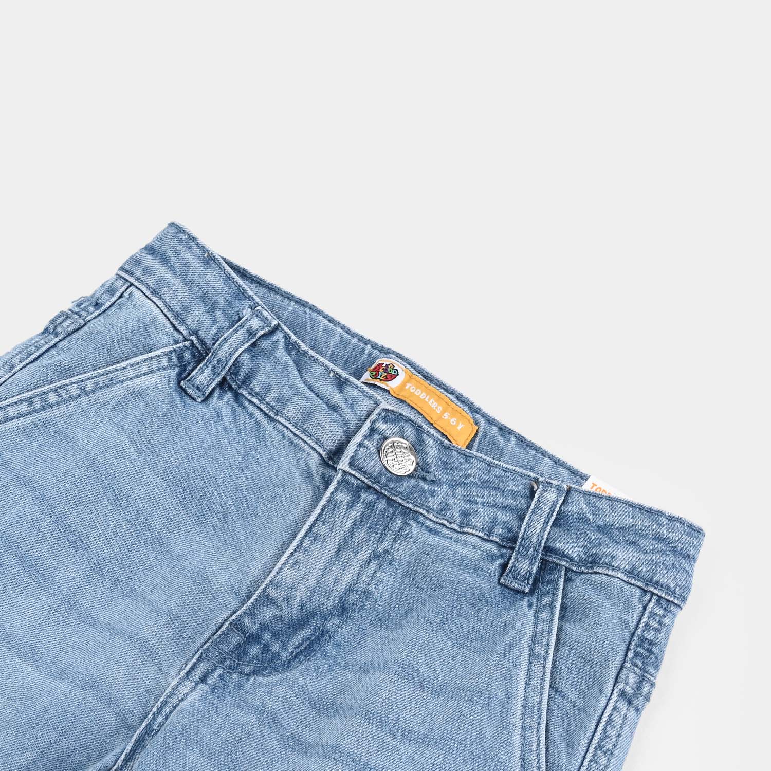 Boys Denim Stretch Pant - Mid Blue - Image 2