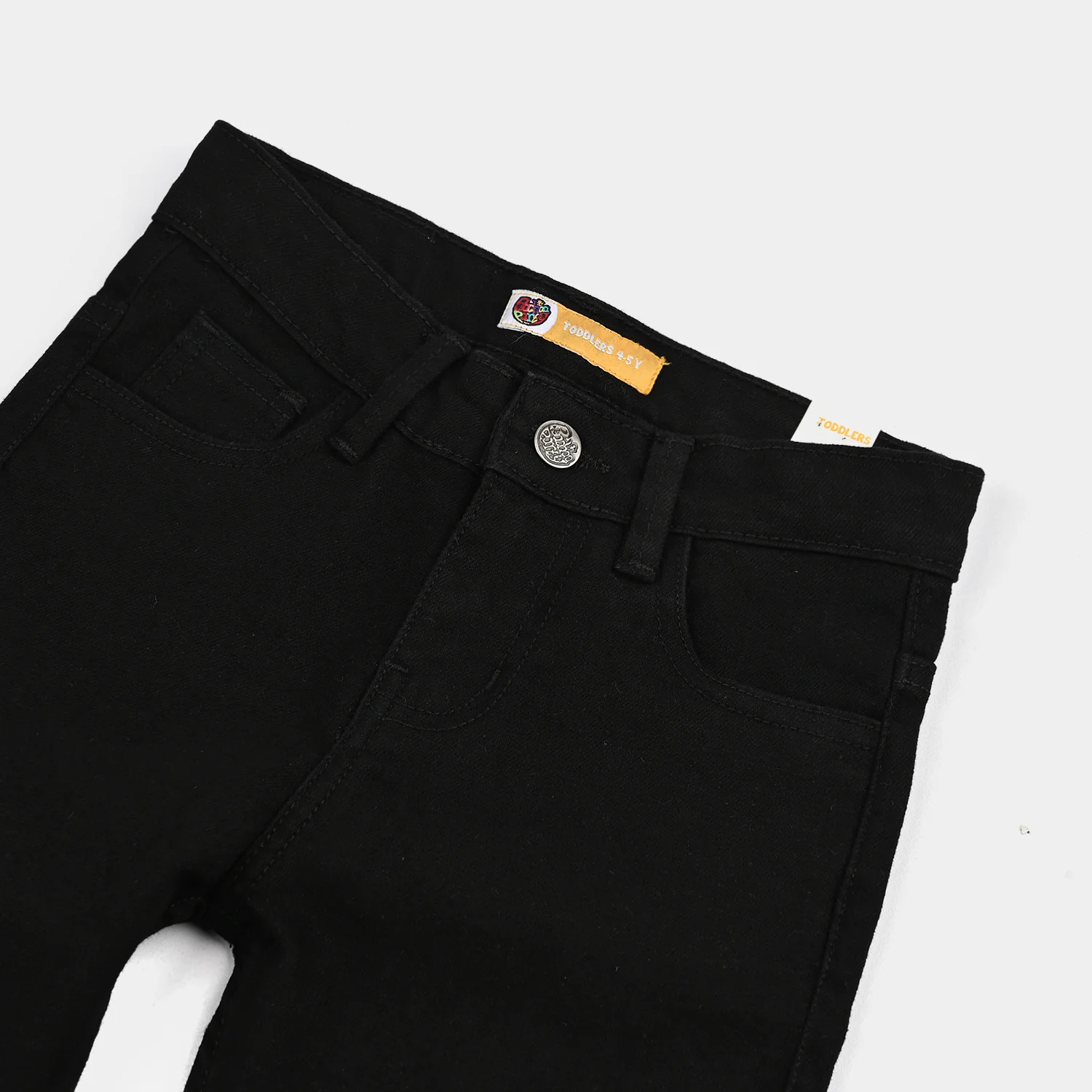 Boys Denim Stretch Pant Basic - BLACK - Image 2