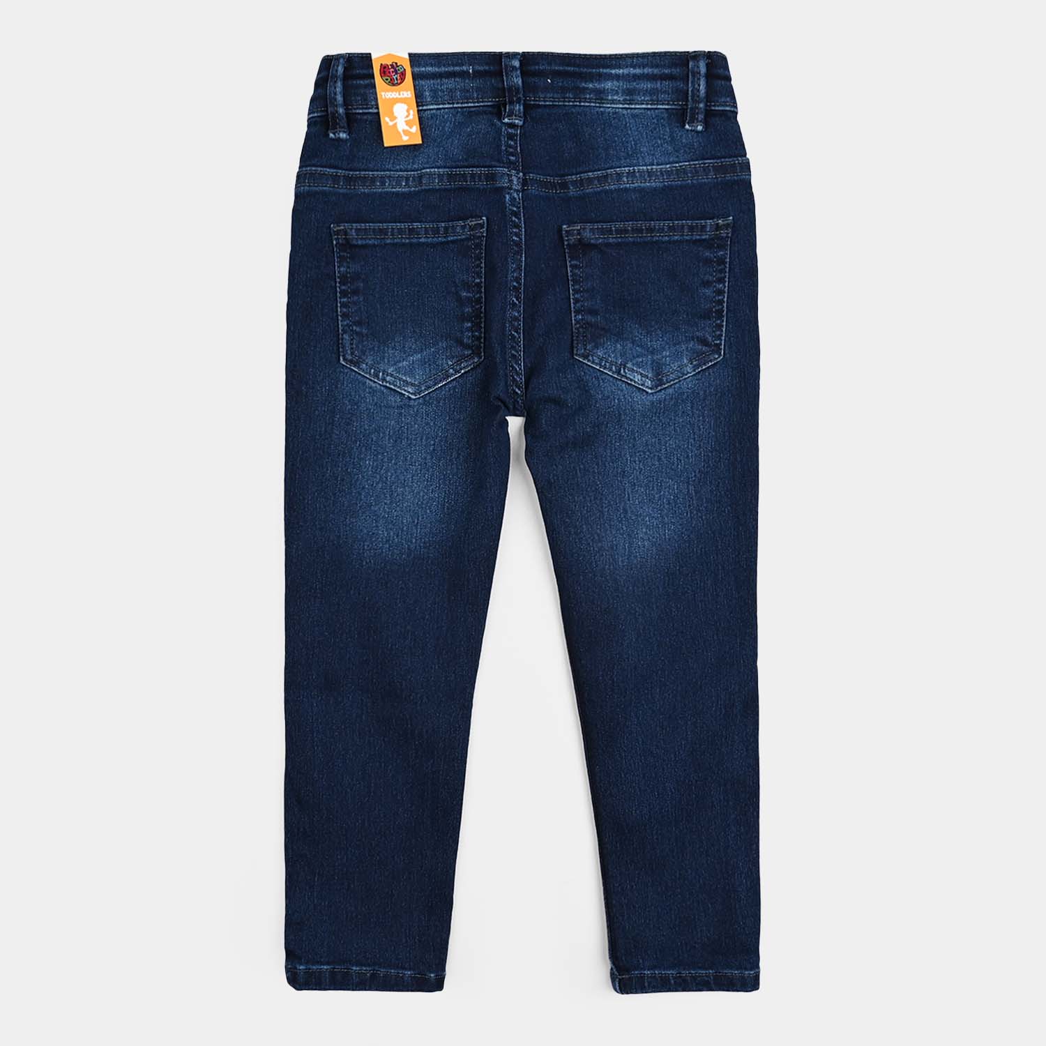 Boys Denim Stretch Pant Basic - Dark Blue - Image 3