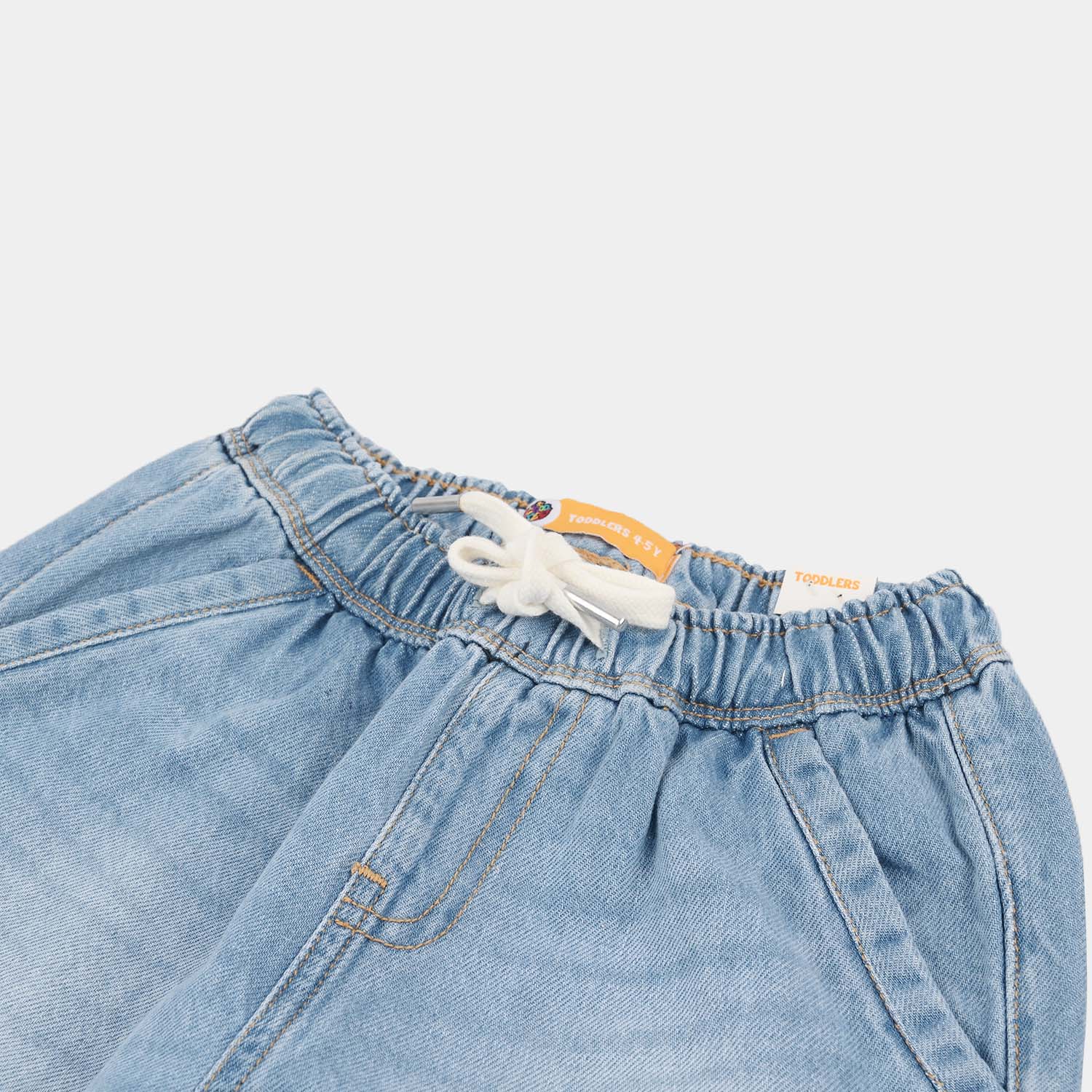 Boys Denim Stretch Pant (Better In Our Own Way) - Light Blue - Image 2