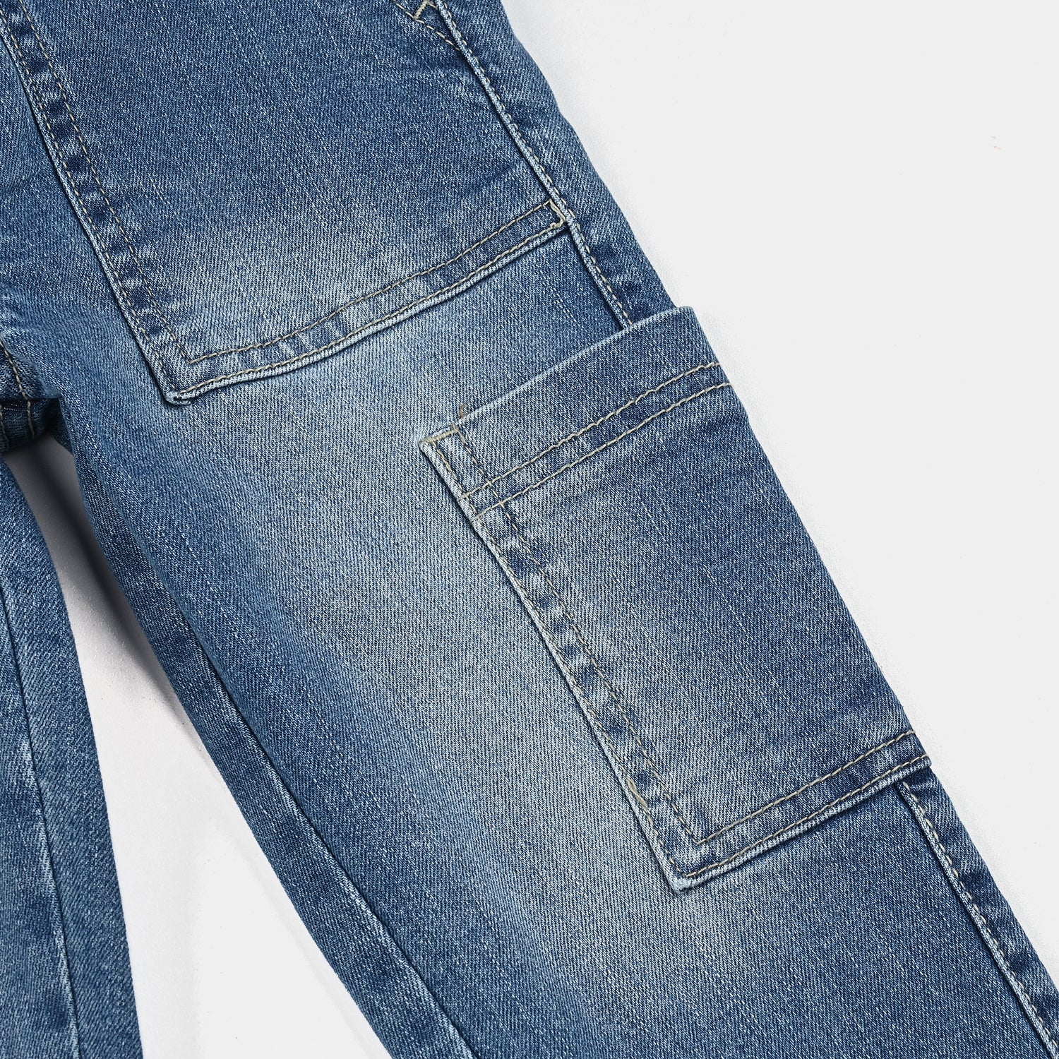 Boys Denim Stretch Pant Do Something - Mid Blue - Image 3