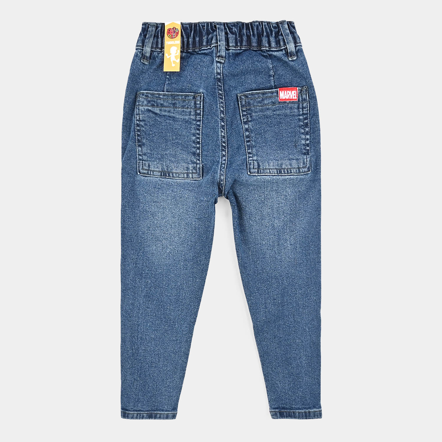 Boys Denim Stretch Pant - Mid Blue - Image 4