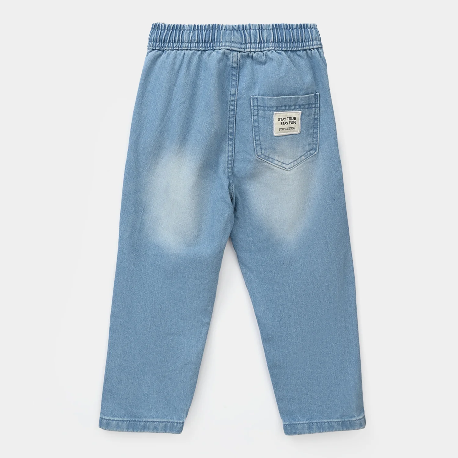 Boys Denim Stretch Pants (STAY TRUE) - Light Blue - Image 4