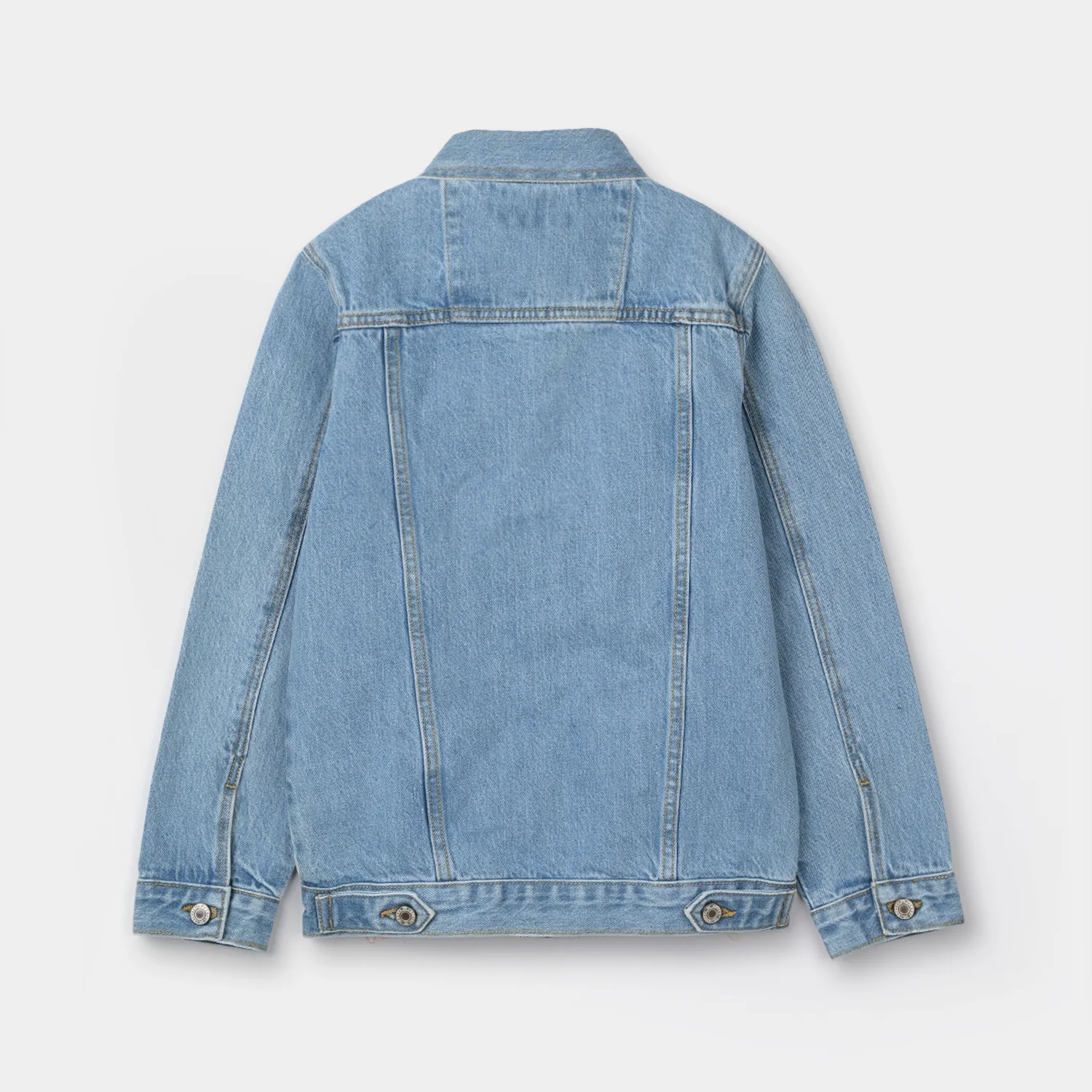 Boys Denim Stretch Woven Jacket Basic - Light Blue - Image 3
