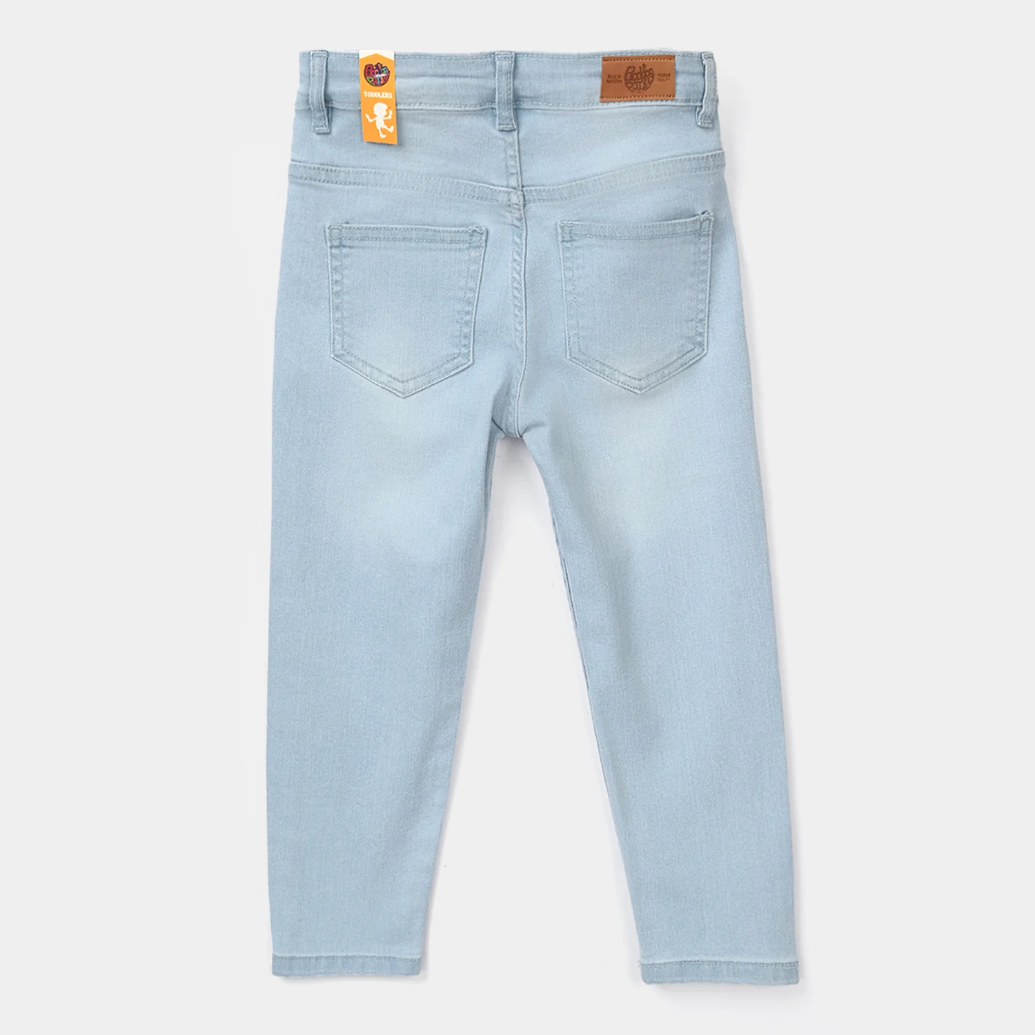 Boys Denim Viscose Pant Basic - Ice Blue - Image 3