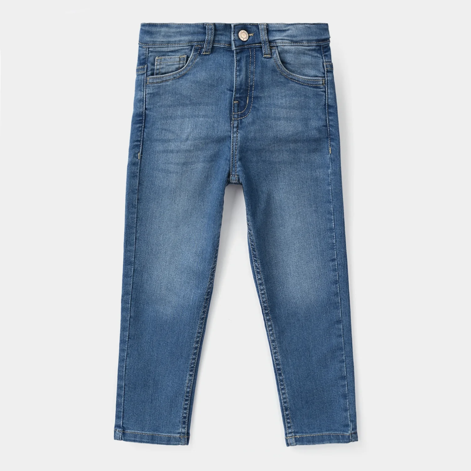 Boys Denim Viscose Pants Basic - Light Blue