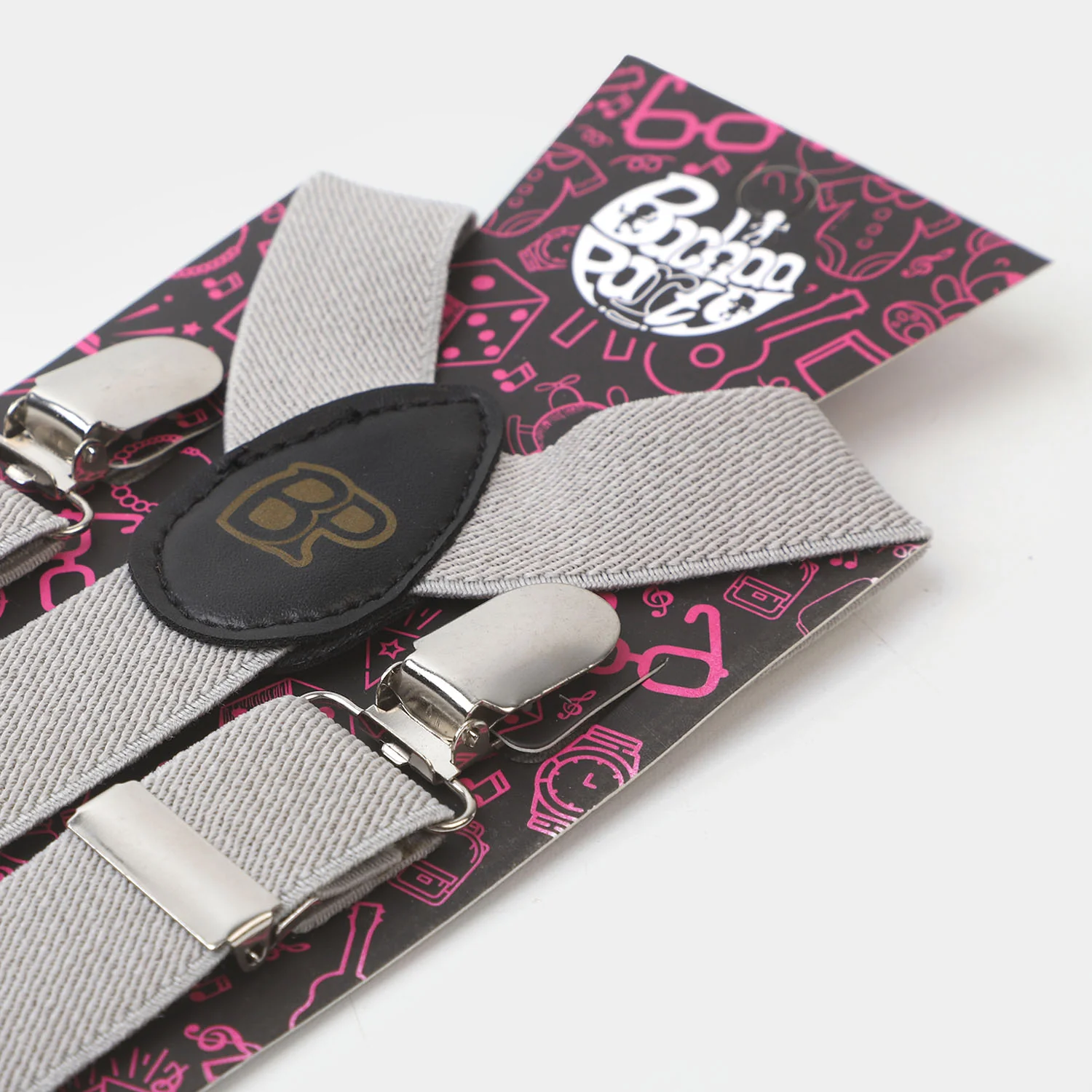 Boys Elastic Gallace - Grey - Image 7