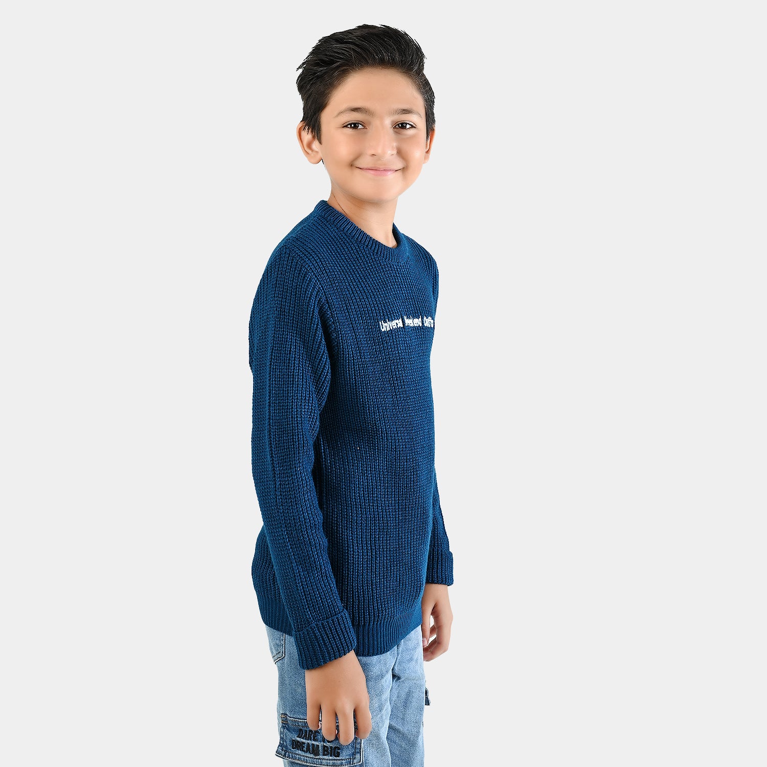 Boys F/S Sweater - Blue - Image 4