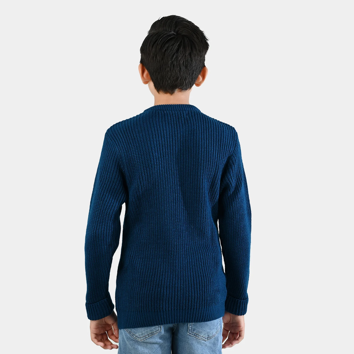Boys F/S Sweater - Blue - Image 5