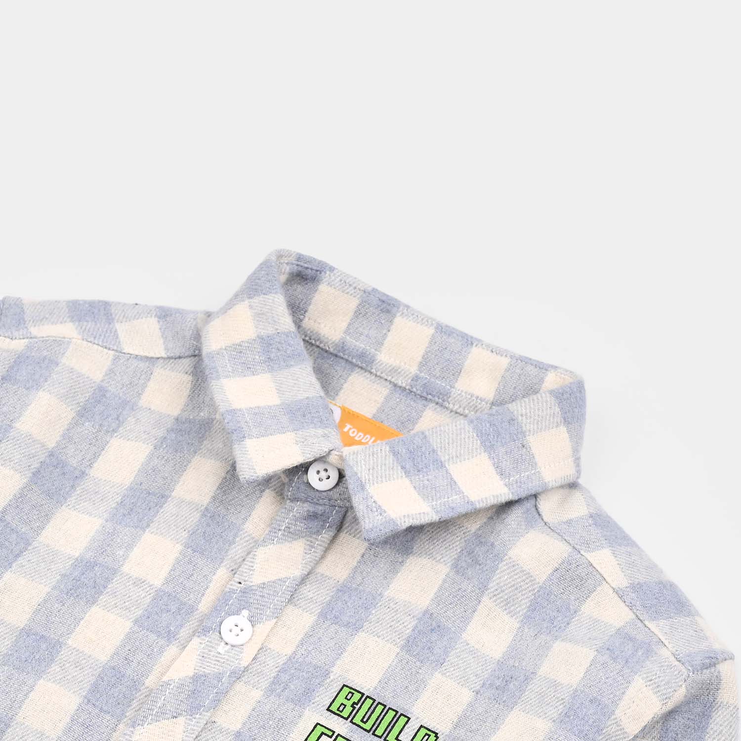 Boys Flannel Shirt-L/BLUE - Image 2