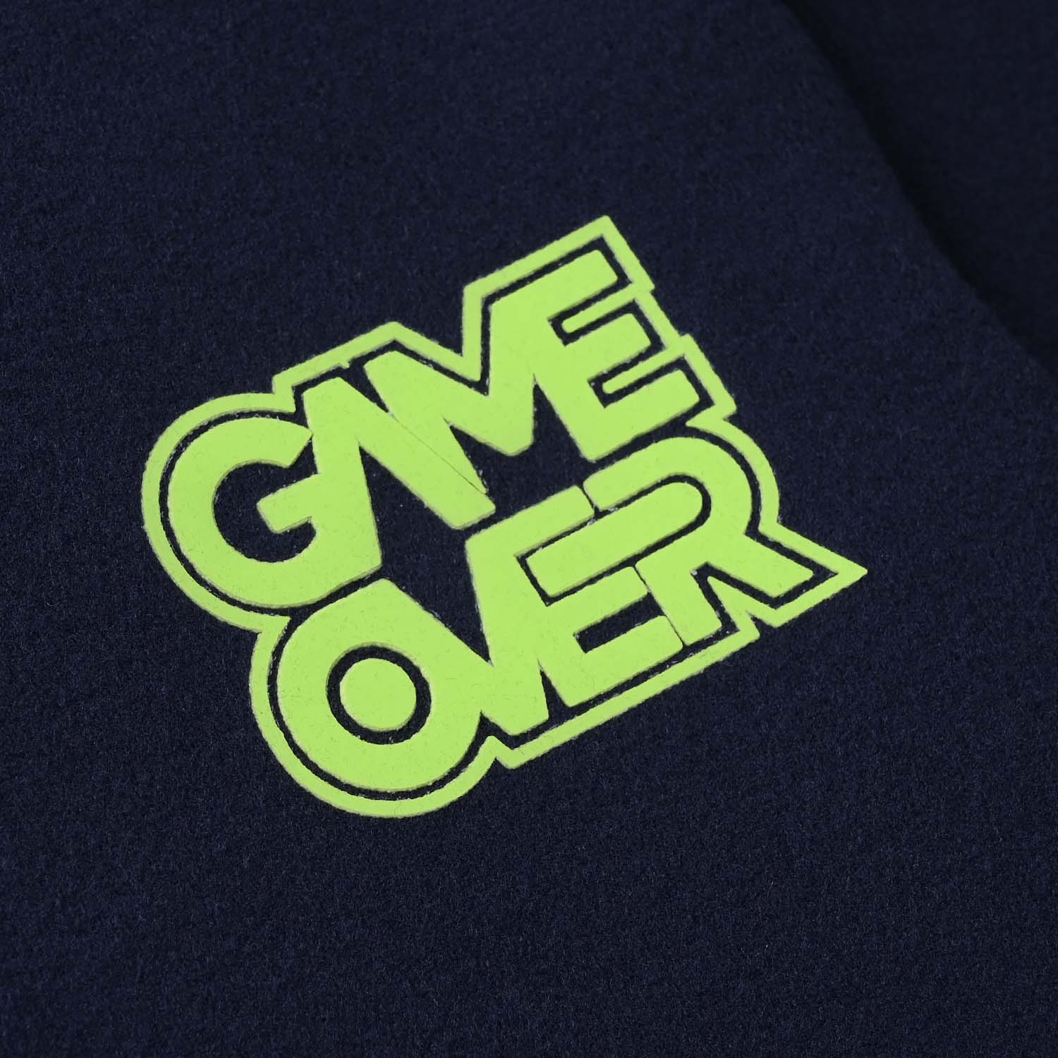 Boys Fleece 2 Piece Suit (Game Over)-NAVY - Image 3