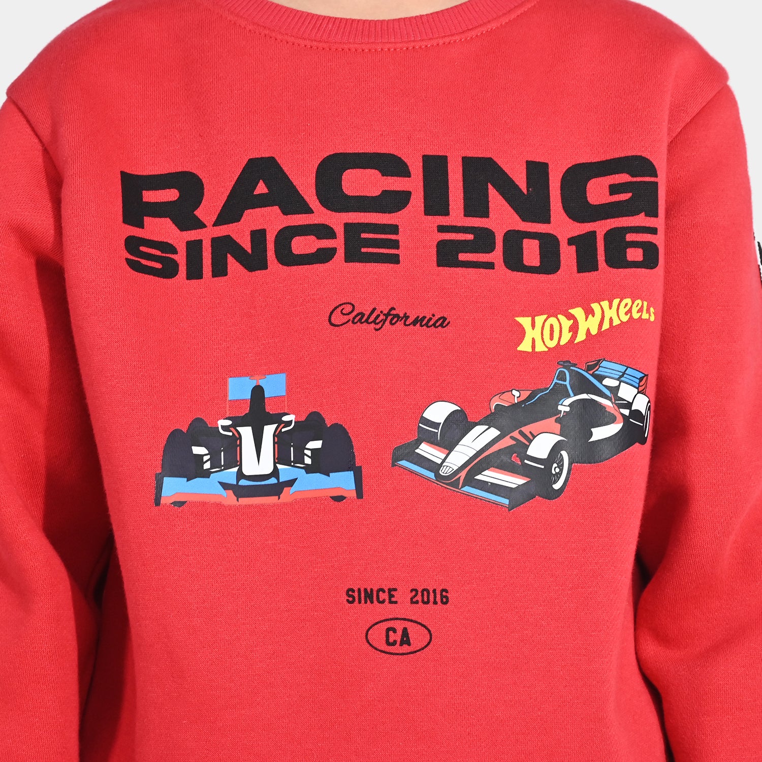Boys Fleece 2 Piece Suit (Racing) - Red - Image 3