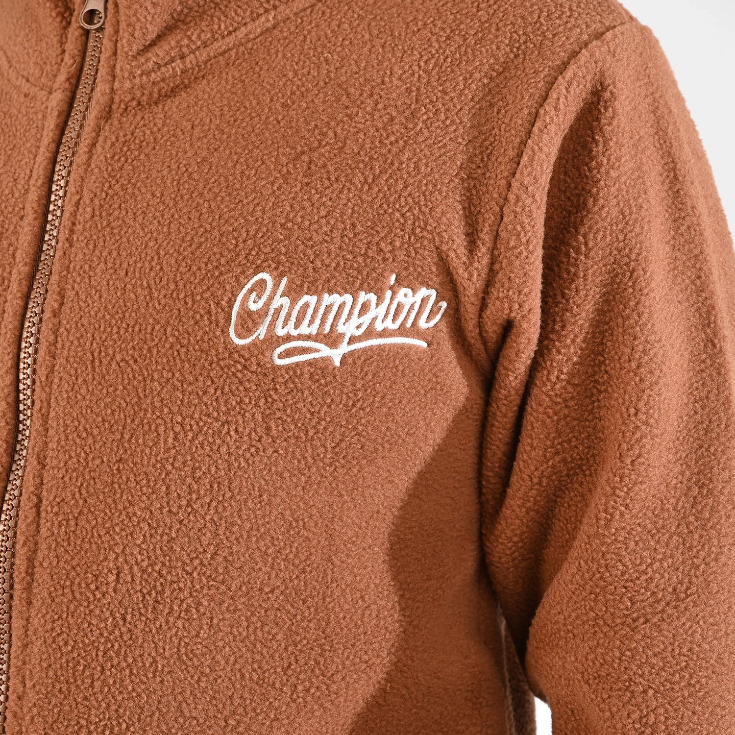 Boys Fleece Jacket Champion - Brown - Image 2