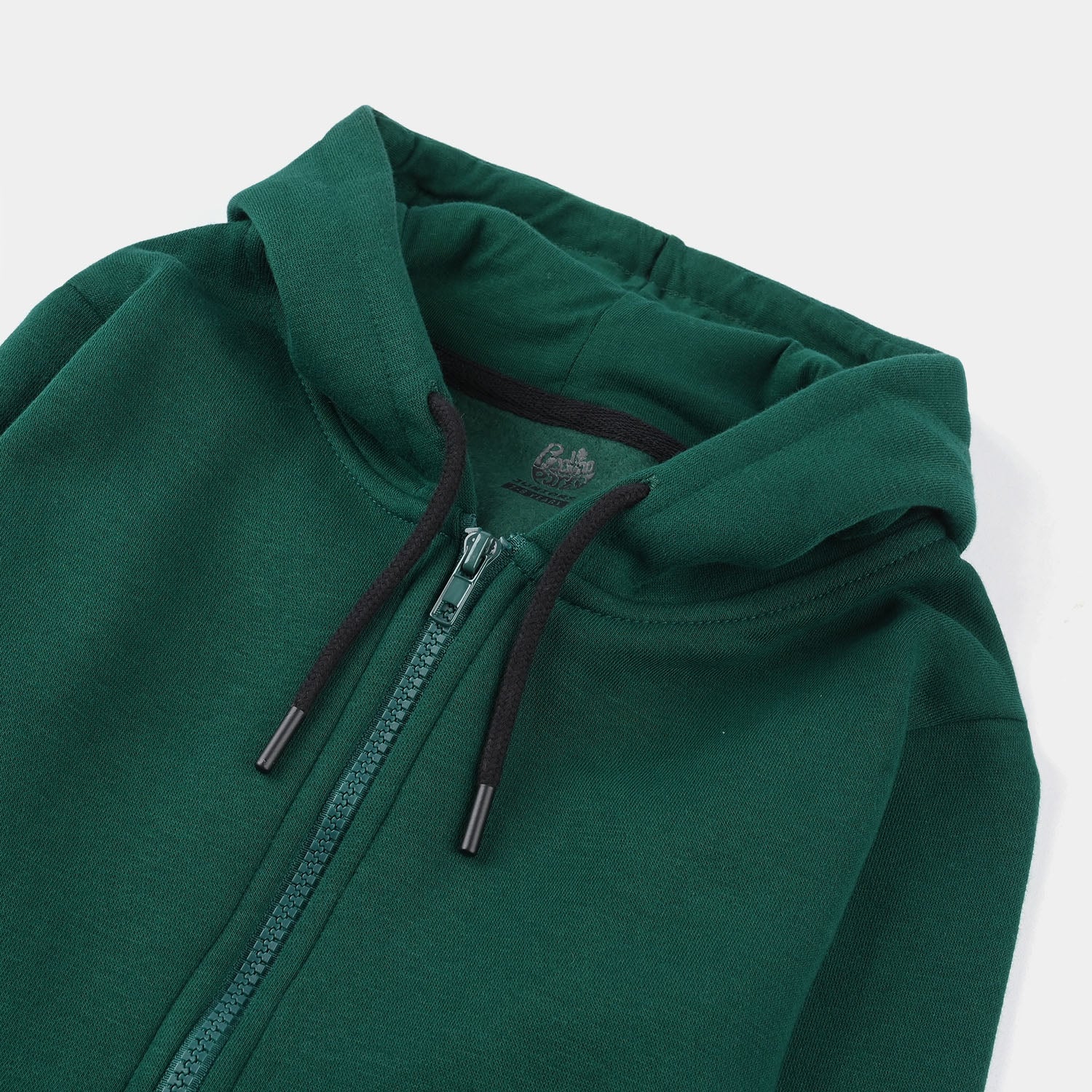 Boys Fleece Knitted Jacket Full Speed-Green - Image 2