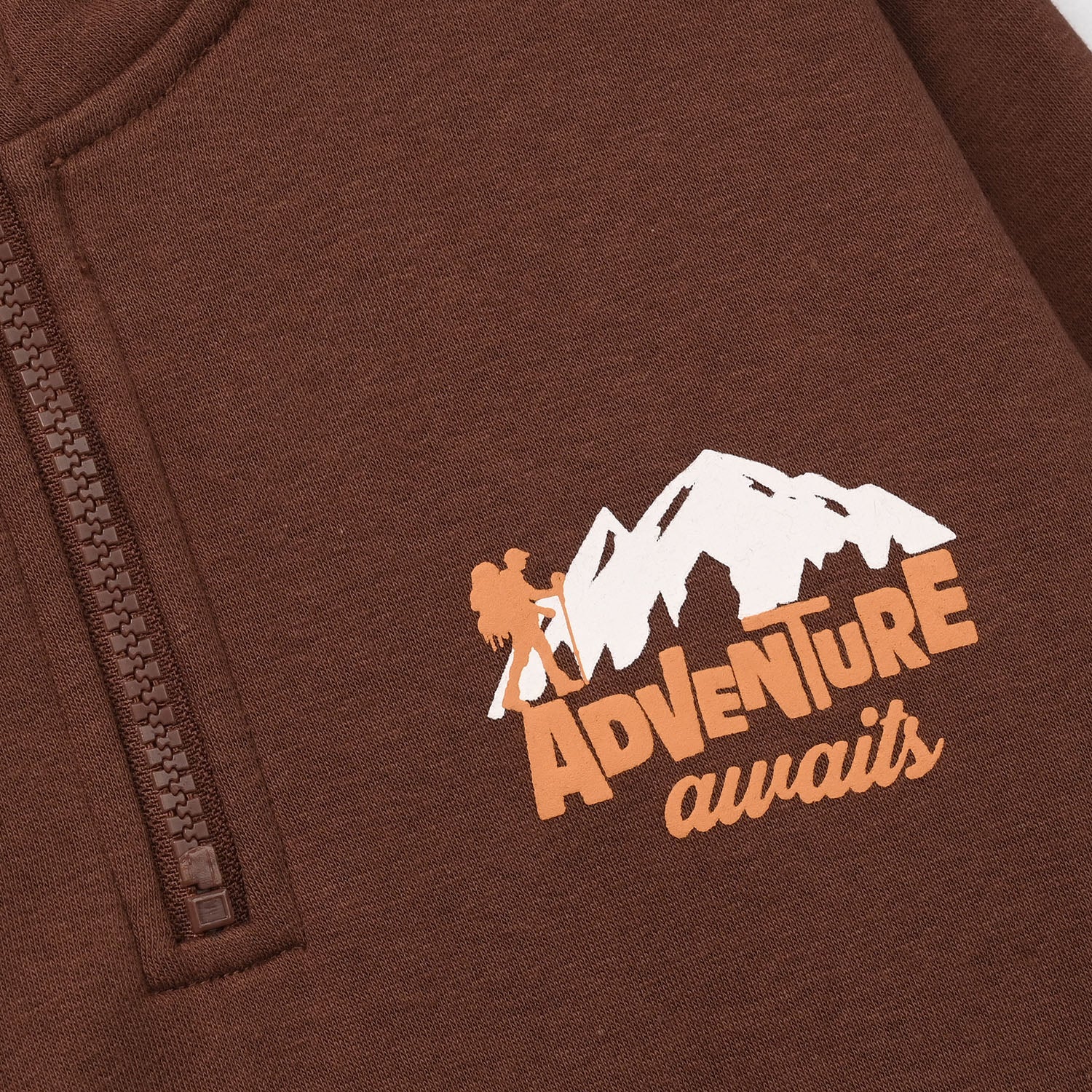 Boys Fleece Mock Sweatshirt Adventure - Image 2