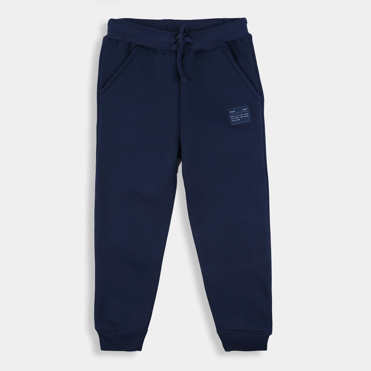 Boys Fleece Pajama Basic-NAVY