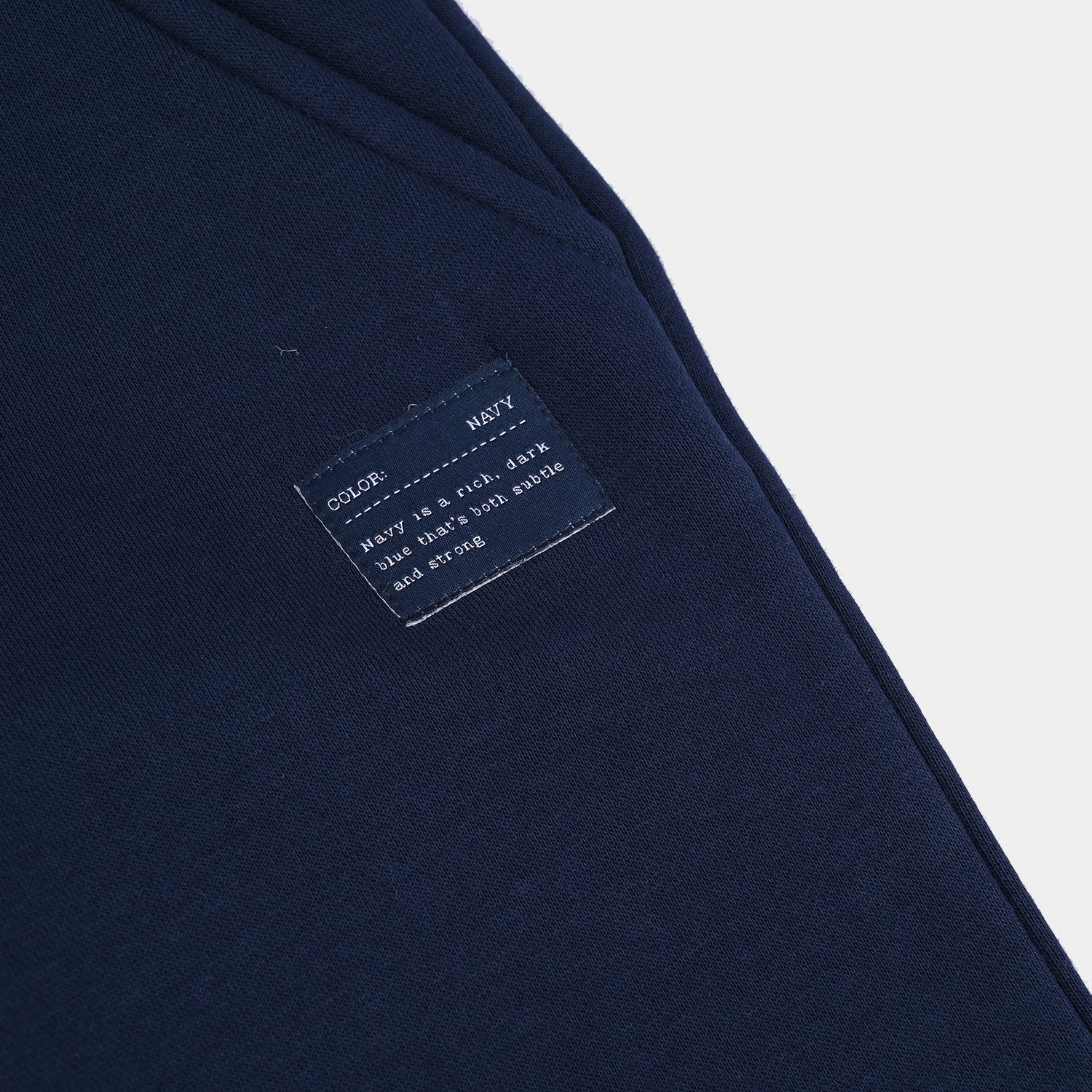 Boys Fleece Pajama Basic-NAVY - Image 2