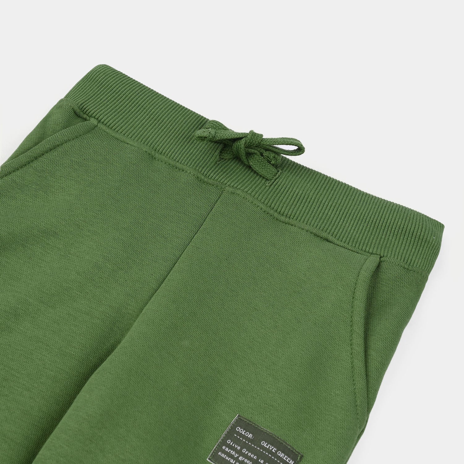 Boys Fleece Pajama Basic-Olive Green - Image 2