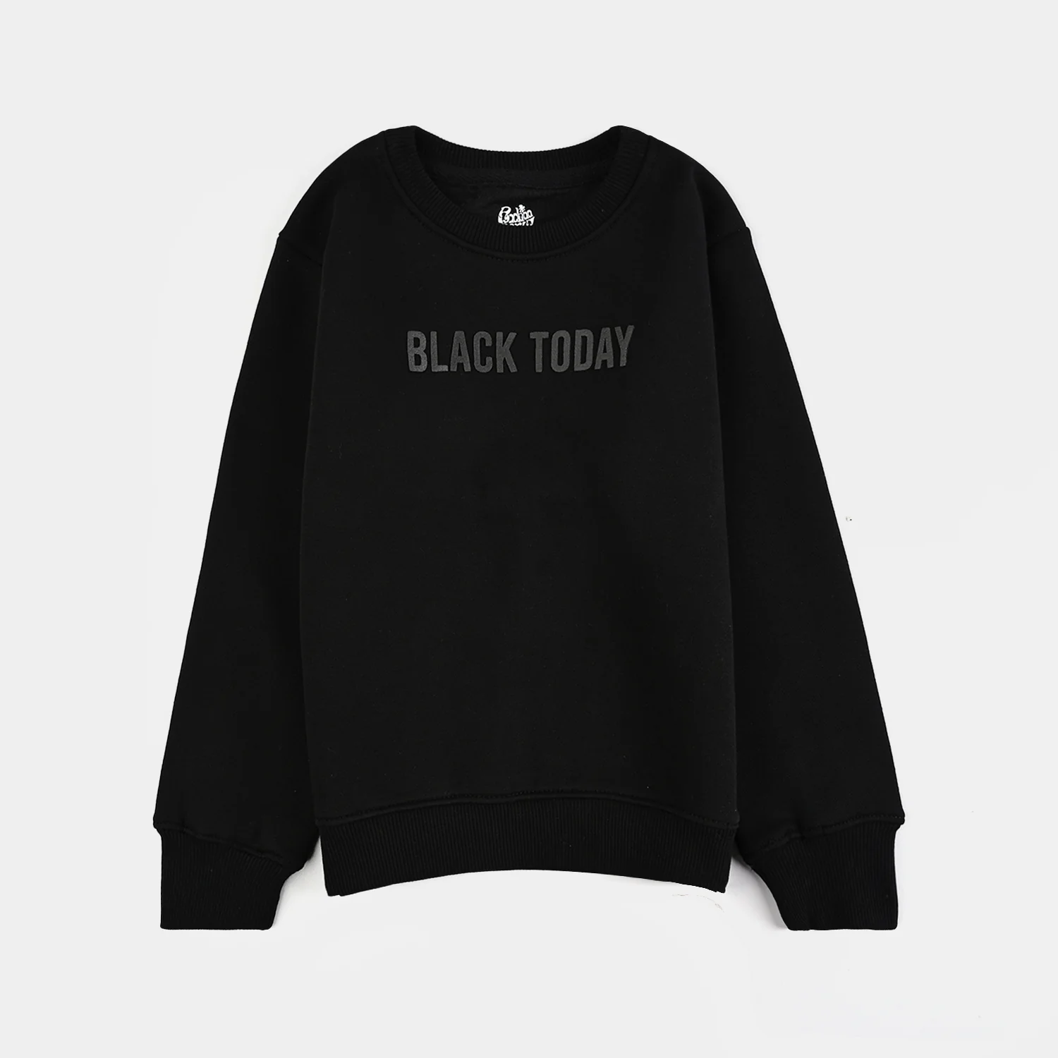 Boys Fleece Sweatshirt Black Today