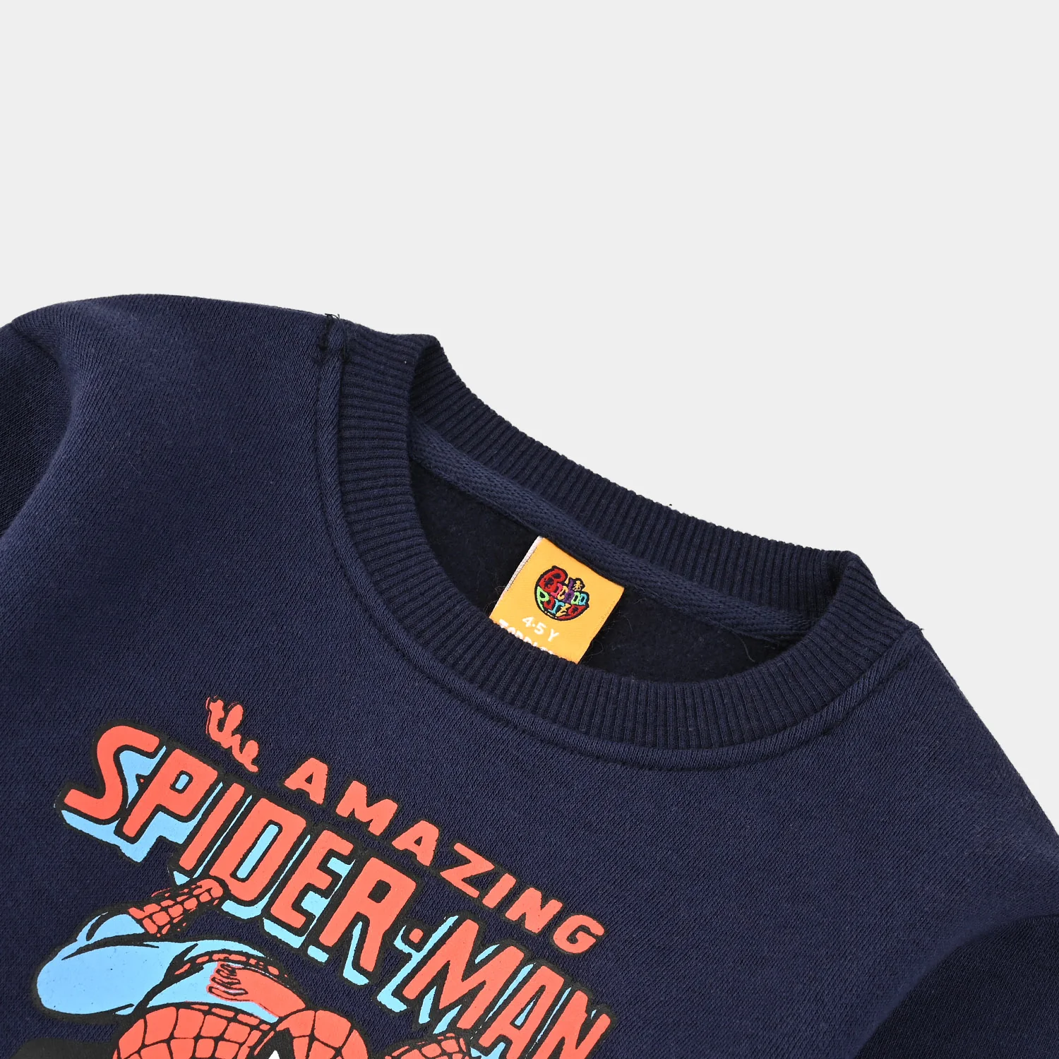 Boys Fleece Sweatshirt Character - Navy - Image 2