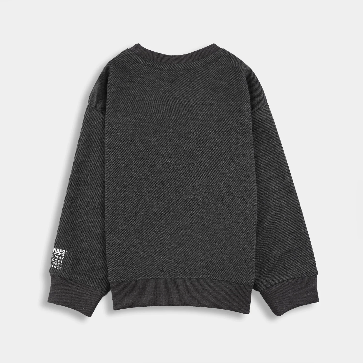 Boys Fleece Sweatshirt (Ready To Play) - Grey - Image 4