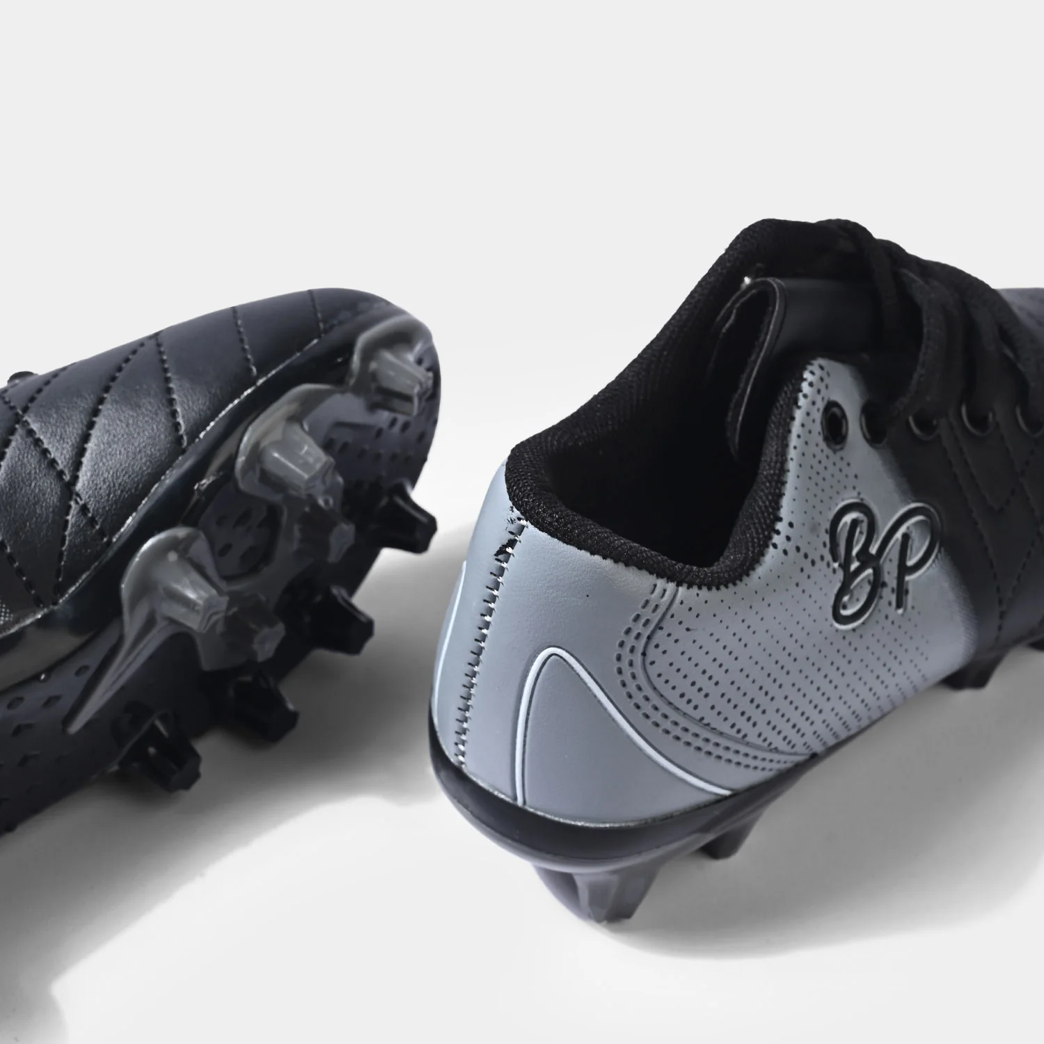 Boys Football Shoes YA-001-Black/Grey - Image 2
