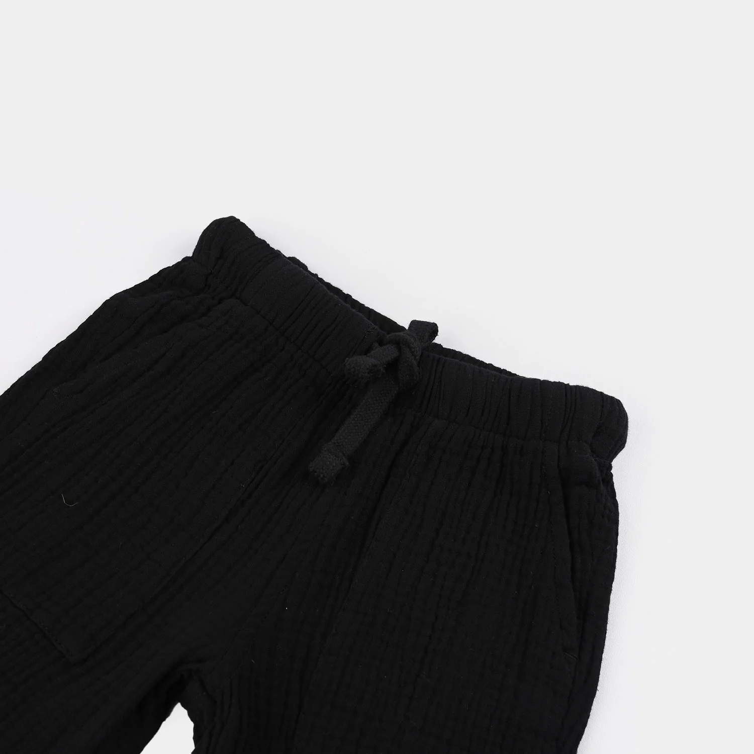 Boys Gauze Shorts (Power Move) - Black - Image 2