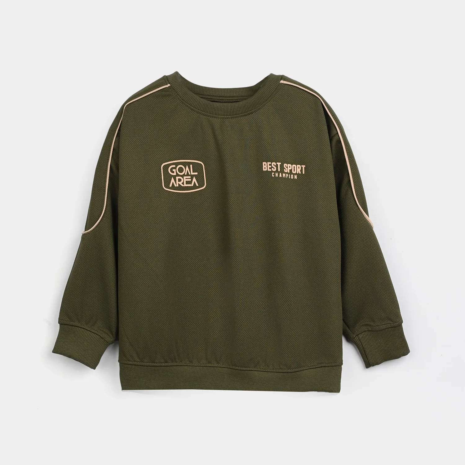 Boys Jacquard 2 Piece (GOAL AREA) - Dark Green - Image 2