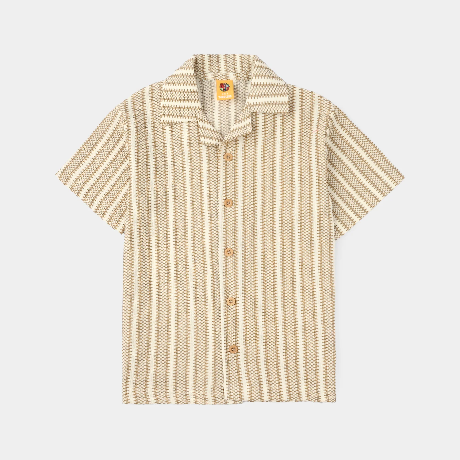 Boys Jacquard 2-Pc Suit (Resort) - Brown/White - Image 2
