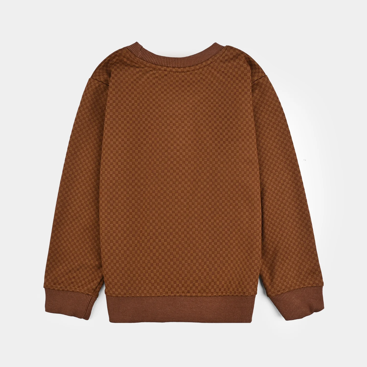 Boys Jacquard Sweatshirt (Beyond The Future) - Brown - Image 3