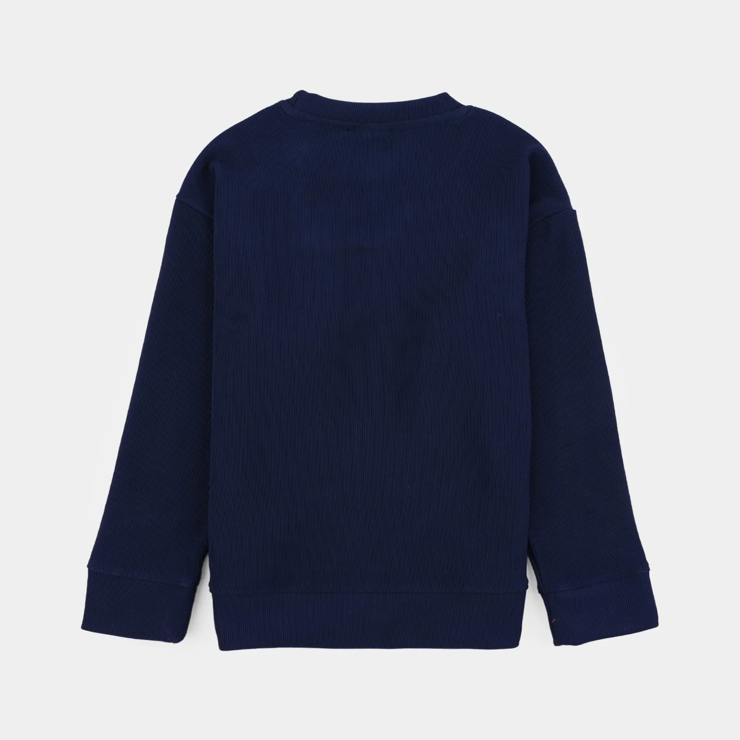 Boys Jacquard Sweatshirt - Blue - Image 4