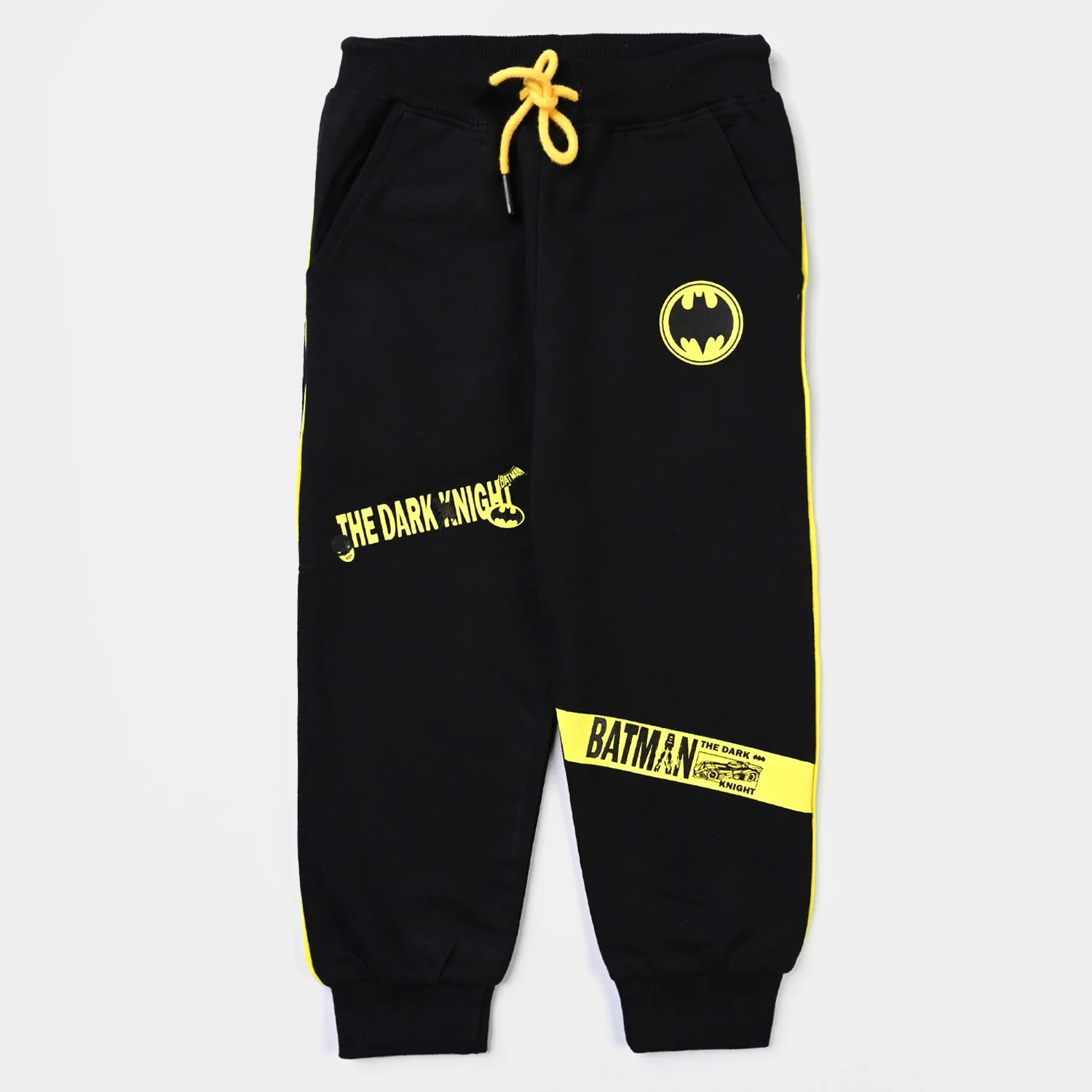 Boys Jersey/Terry 2-Piece Suit (Batman) - Jet Black - Image 6