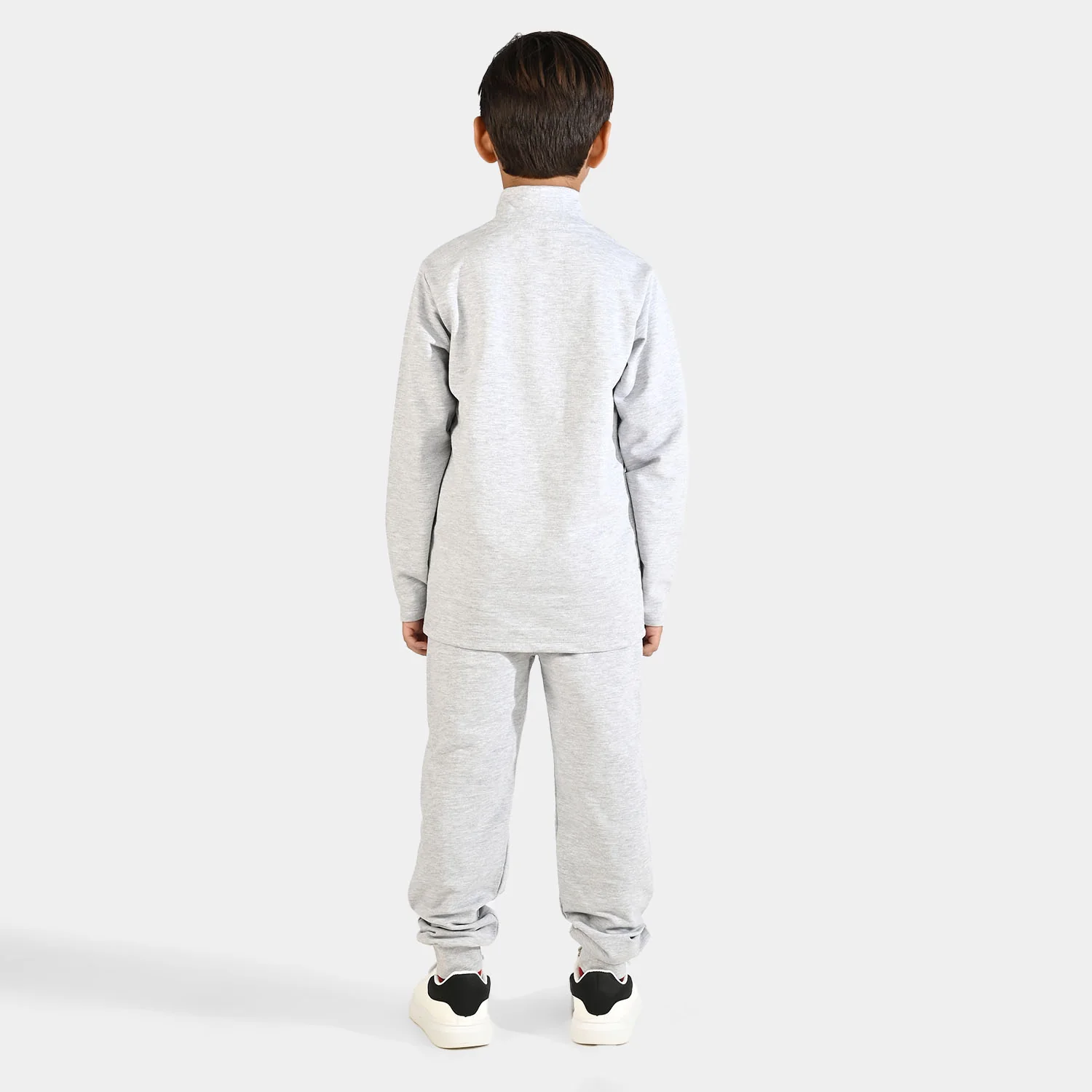 Boys Jersey/Terry 2 Piece Suit Future Goals-Grey - Image 5
