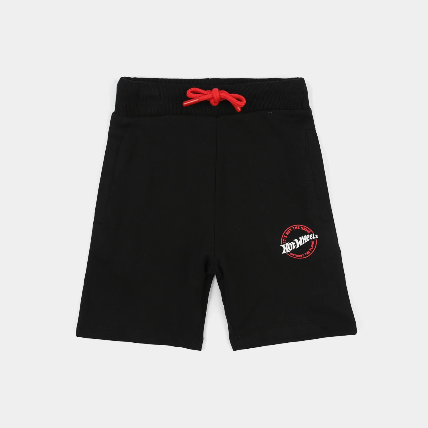 Boys Jersey/Terry Shorts (Hot Wheels) - Jet Black