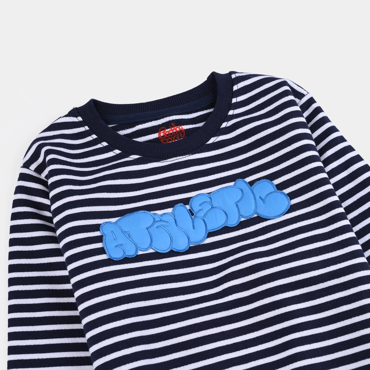 Boys Jersey/Terry Sweatshirt Athletic - Navy - Image 3
