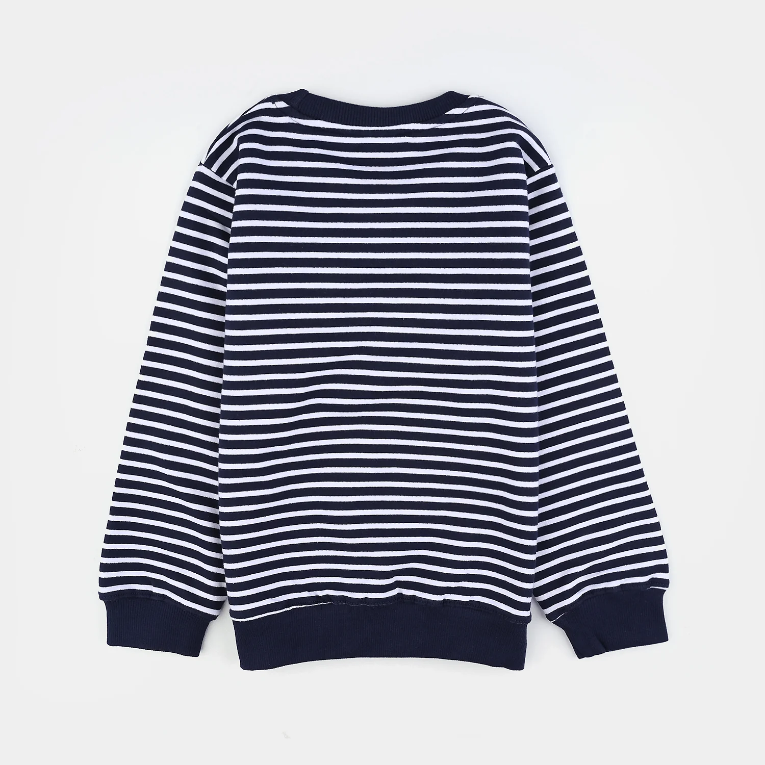Boys Jersey/Terry Sweatshirt Athletic - Navy - Image 4